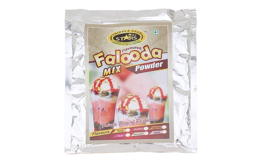 Tripple Star Falooda Mix Powder, Flavoured    Pack  200 grams